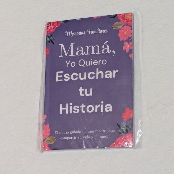 "Mama, Yo Quiero Escuchar Tu Historia" Floral Family Keepsake Journal - Picture 2 of 7